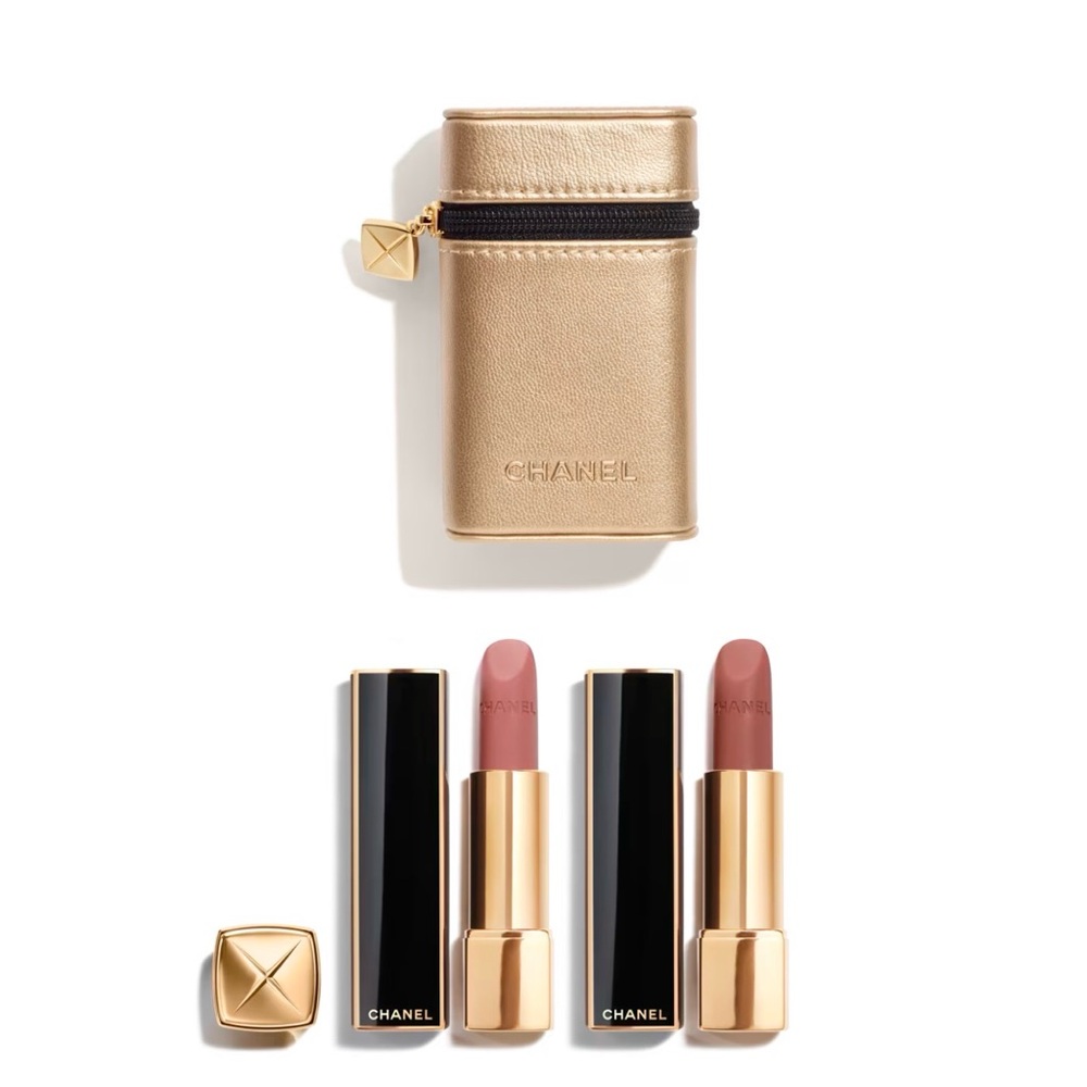 CHANEL Rouge Allure Velvet Limited Edition Lipstick Set 478 Rencontre 479 Crush